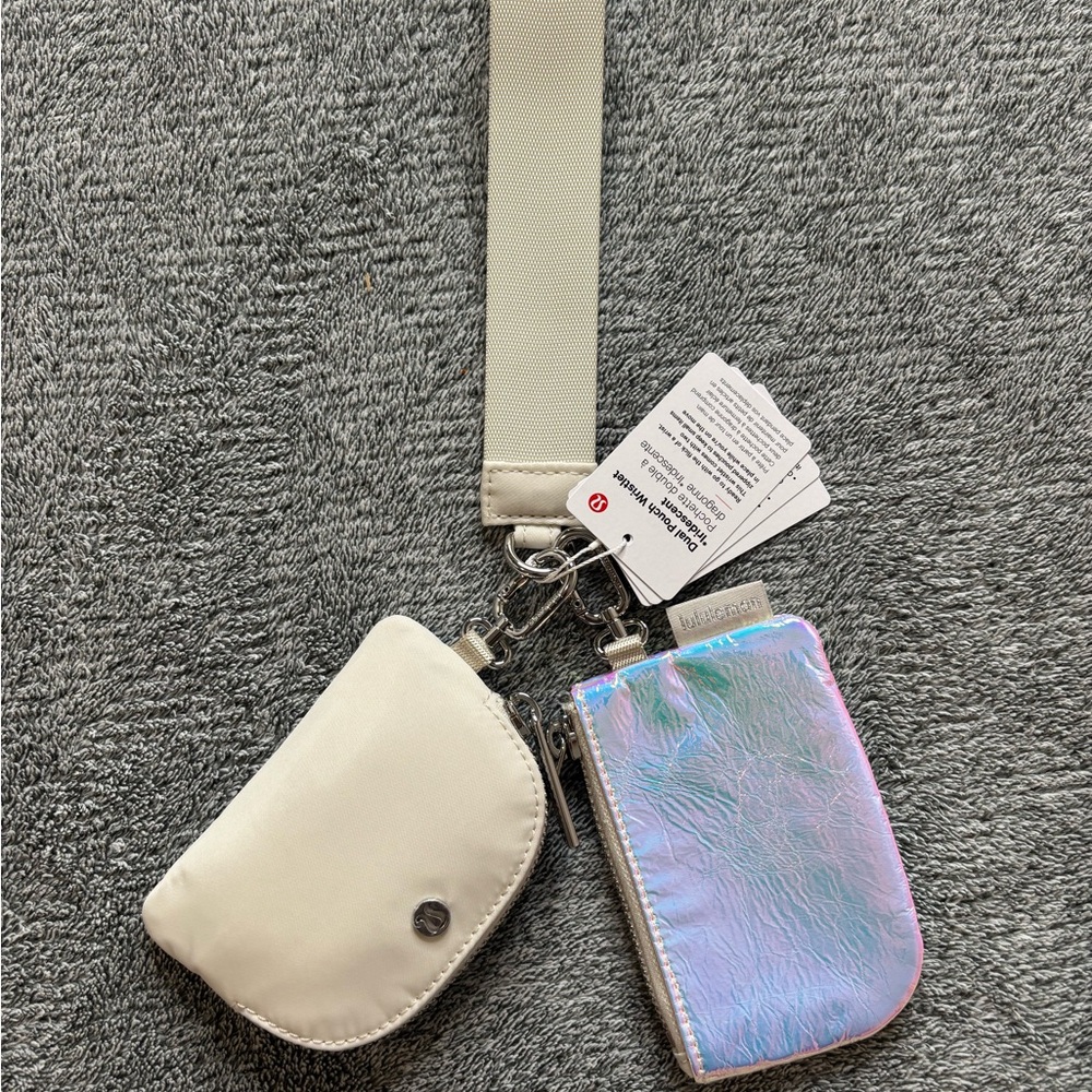 Lululemon Dual Pouch Wristlet Iridescent